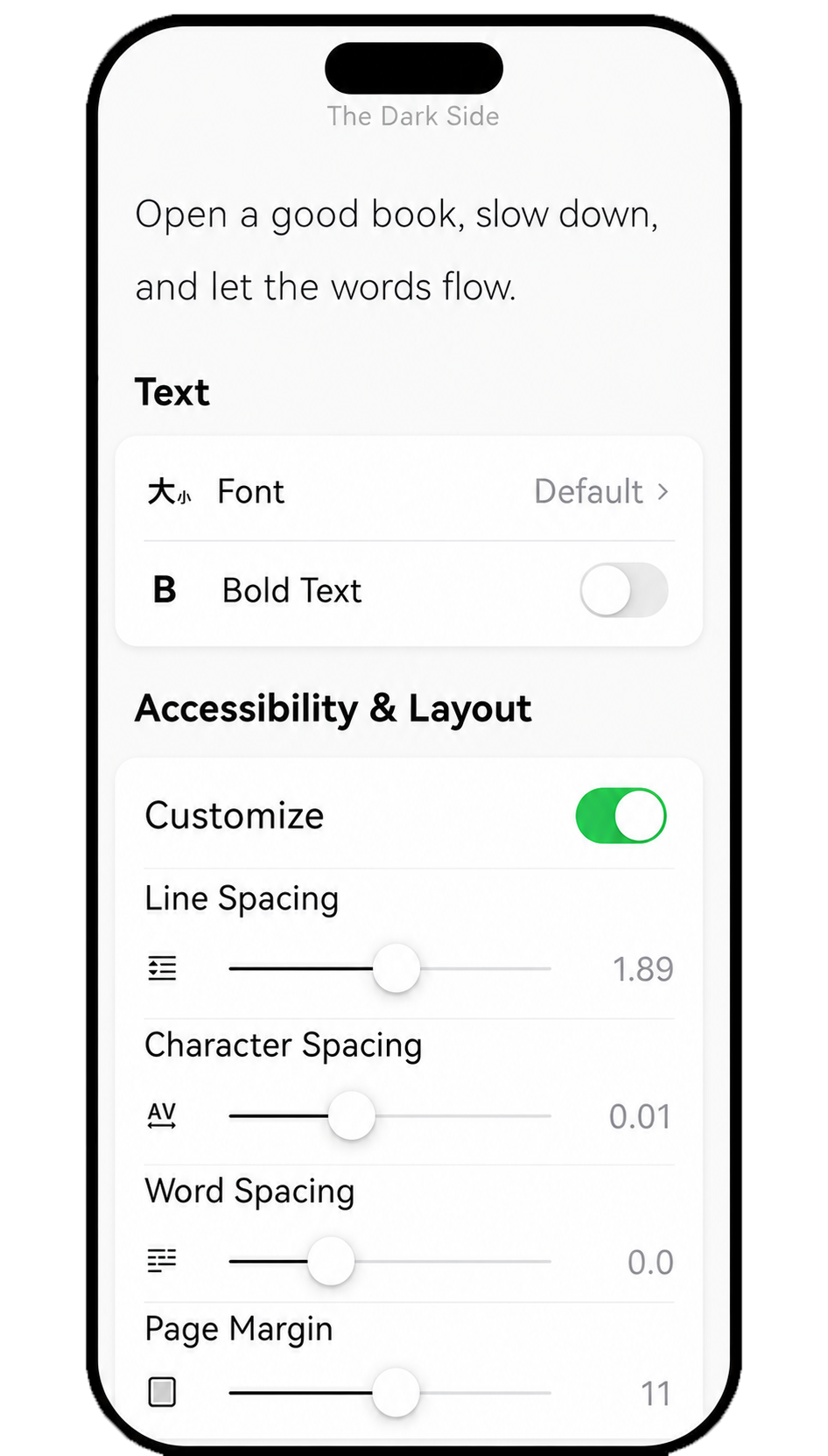 Typography your way.